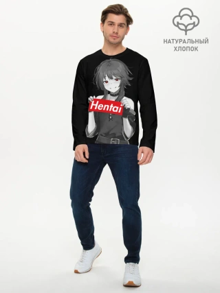 Мужской лонгслив базовый / Megumin Hentai