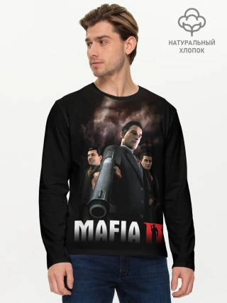 Мужской лонгслив базовый / Мафиозное братство