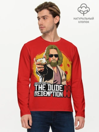 Мужской лонгслив базовый / The dude redemption