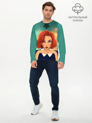 Мужской лонгслив базовый / Ход Королевы