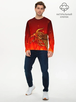 Мужской лонгслив базовый / DRAGON LORE