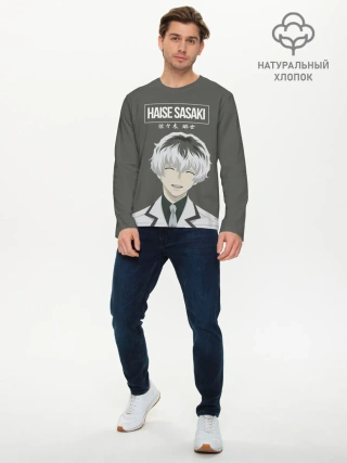 Мужской лонгслив базовый / HAISE SASAKE | Tokyo Ghoul