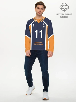 Мужской лонгслив базовый / KARASUNO 11 | ФОРМА КАРАСУНО