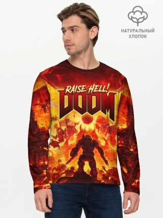 Мужской лонгслив базовый / DOOM