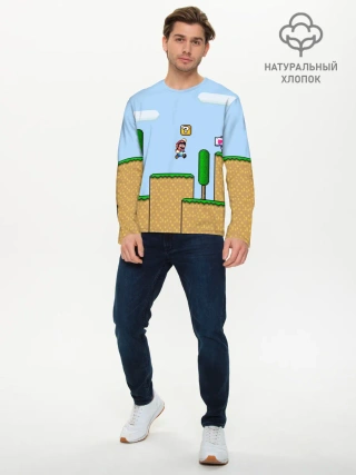 Мужской лонгслив базовый / Mario