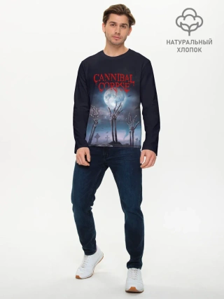 Мужской лонгслив базовый / Cannibal Corpse | Труп Каннибала