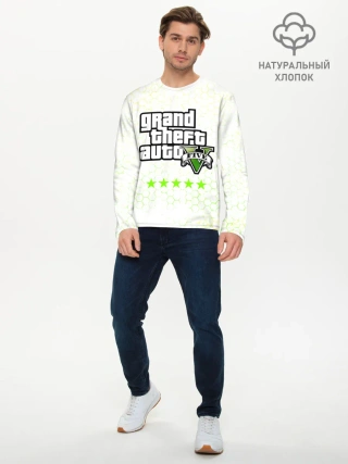 Мужской лонгслив базовый / GTA 5 / ГТА 5