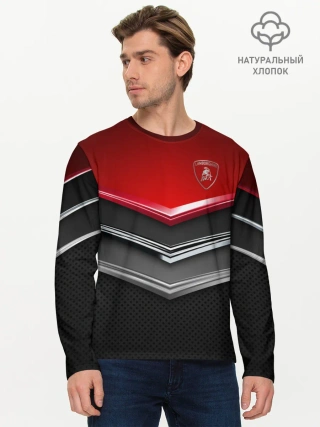 Мужской лонгслив базовый / Lamborghini