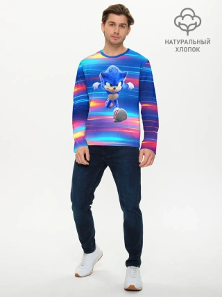 Мужской лонгслив базовый / Sonic | Speed