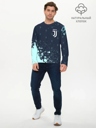 Мужской лонгслив базовый / JUVENTUS / ЮВЕНТУС