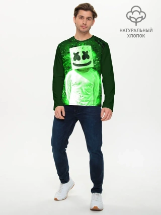 Мужской лонгслив базовый / MARSHMELLO