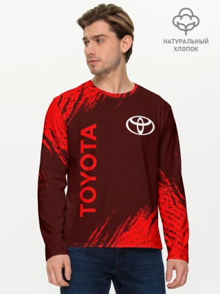 Мужской лонгслив базовый / TOYOTA / ТОЙОТА