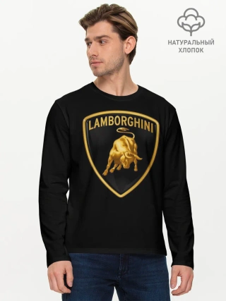 Мужской лонгслив базовый / Lamborghini