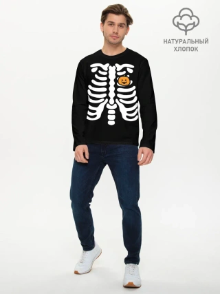 Мужской лонгслив базовый / Halloween