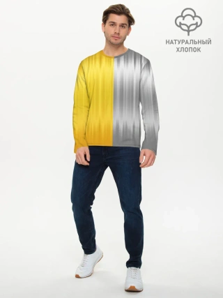 Мужской лонгслив базовый / Gold and Silver