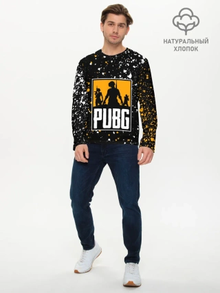 Мужской лонгслив базовый / PUBG / ПАБГ / ГРАНЖ