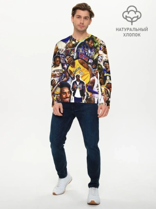 Мужской лонгслив базовый / КОБИ БРАЙАНТ / KOBE BRYANT