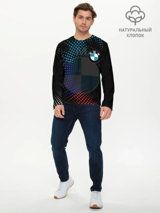 Мужской лонгслив базовый / BMW / БМВ / M COMPETITION