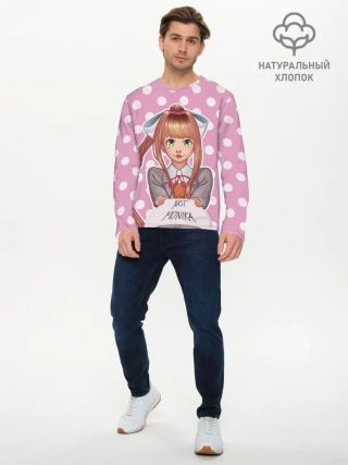 Мужской лонгслив базовый / Monika Pop Art