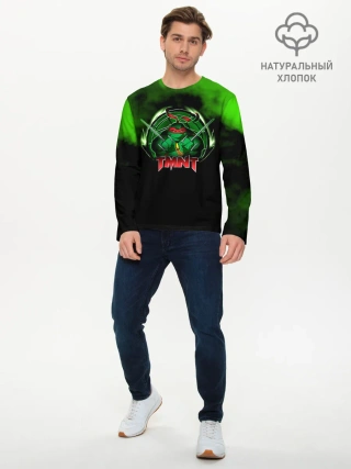Мужской лонгслив базовый / TMNT Рафаэль