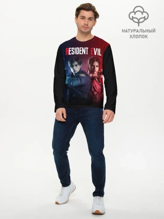 Мужской лонгслив базовый / Resident Evil 2