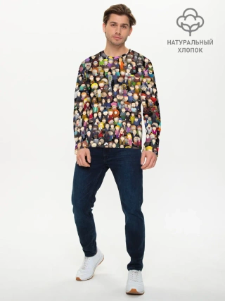 Мужской лонгслив базовый / Персонажи South Park