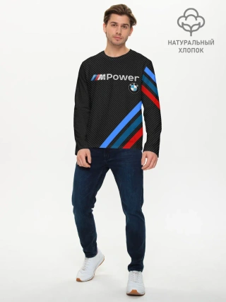 Мужской лонгслив базовый / BMW POWER CARBON