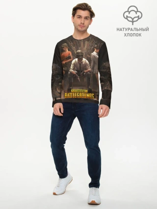 Мужской лонгслив базовый / Pubg