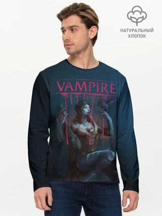 Мужской лонгслив базовый / Vampire: The Masquerade