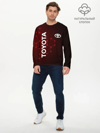 Мужской лонгслив базовый / TOYOTA