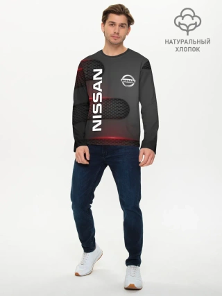 Мужской лонгслив базовый / NISSAN