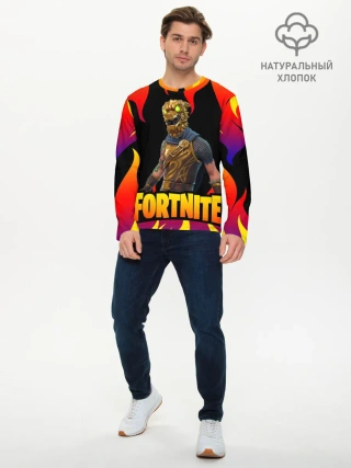 Мужской лонгслив базовый / Fortnite | Фортнайт