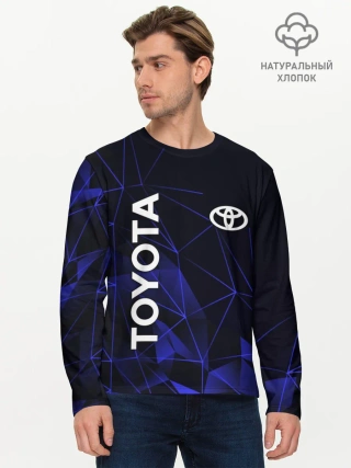 Мужской лонгслив базовый / TOYOTA