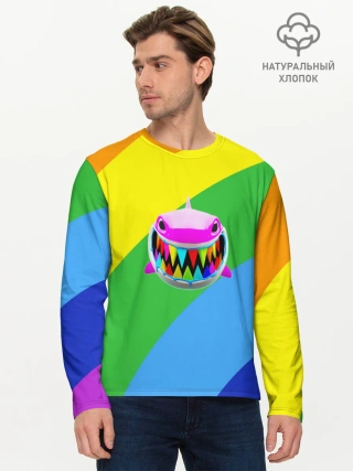 Мужской лонгслив базовый / 6ix9ine
