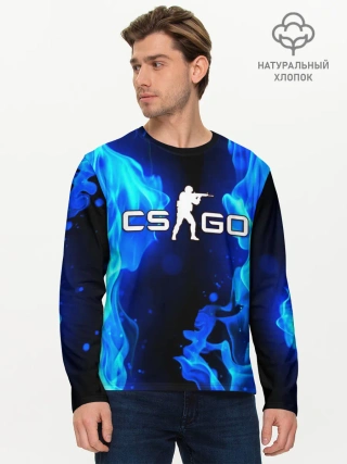 Мужской лонгслив базовый / COUNTER STRIKE