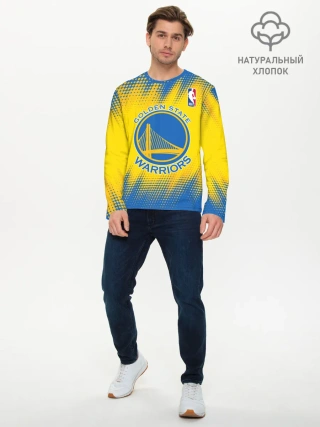 Мужской лонгслив базовый / Golden State Warriors