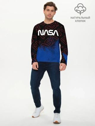 Мужской лонгслив базовый / NASA / НАСА