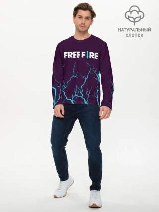 Мужской лонгслив базовый / FREE FIRE / ФРИ ФАЕР