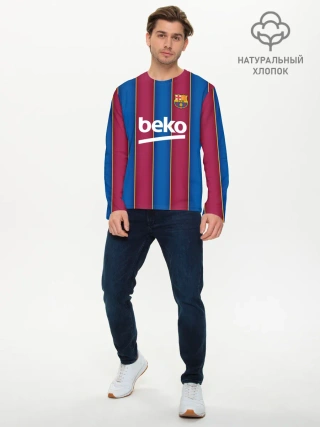 Мужской лонгслив базовый / FC Barcelona 20/21