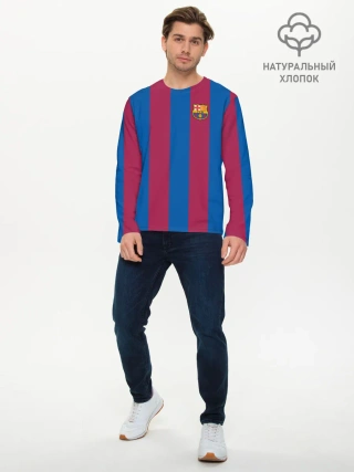 Мужской лонгслив базовый / FC Barcelona 20/21