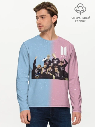 Мужской лонгслив базовый / BTS