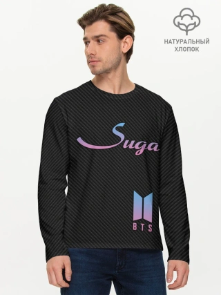 Мужской лонгслив базовый / BTS Suga