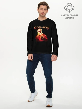 Мужской лонгслив базовый / God of War