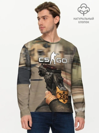 Мужской лонгслив базовый / CS:GO