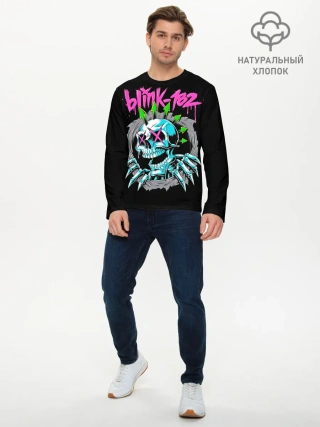 Мужской лонгслив базовый / Blink-182