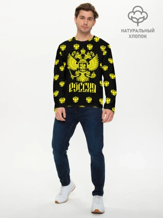 Мужской лонгслив базовый / Россия