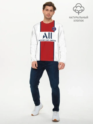 Мужской лонгслив базовый / PSG away 20-21