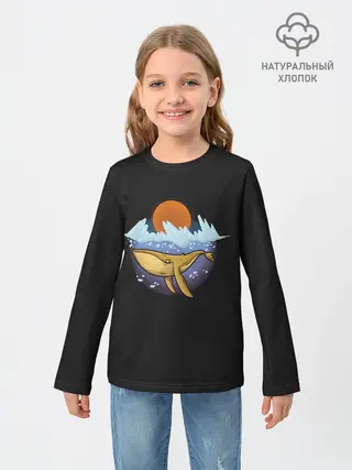Детский лонгслив / Whale in Ice