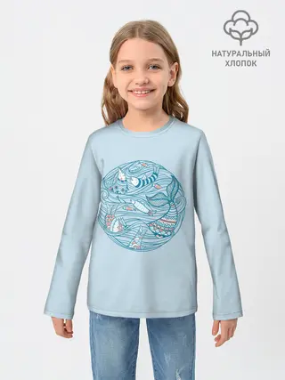 Детский лонгслив / Sea Circle