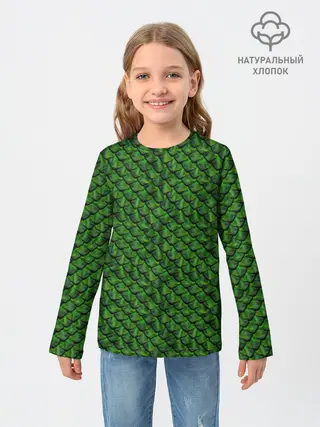Детский лонгслив / Reptile Scales